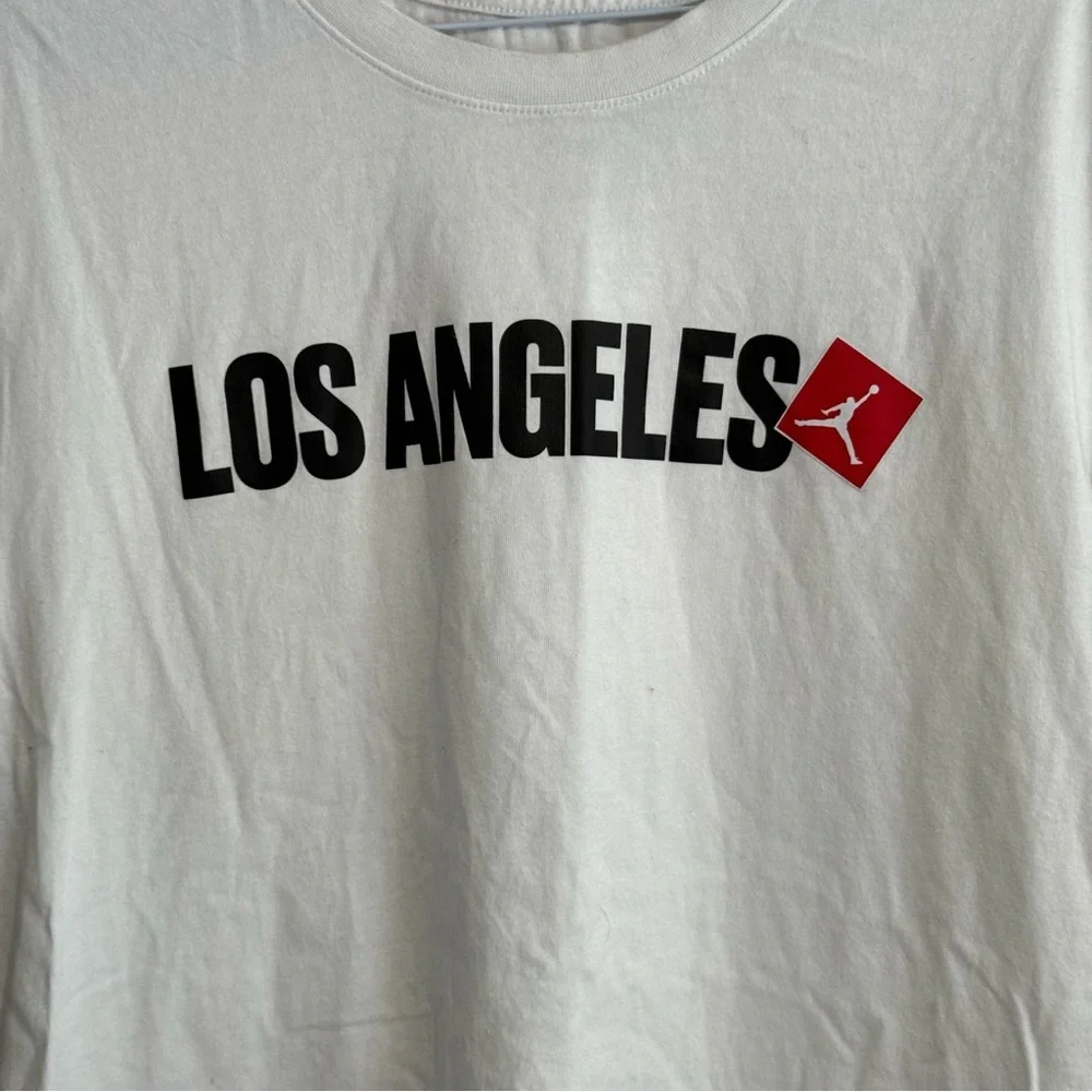 Air Jordan White Los Angeles Tee XL